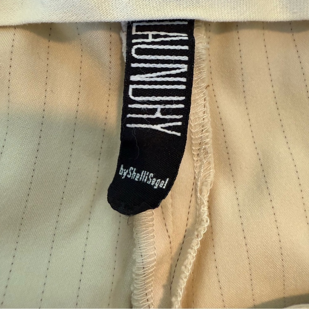 Laundry by Shelli Segal Pants Womens Career Dress Pants Striped Cream SIZE 10 - Picture 8 of 9